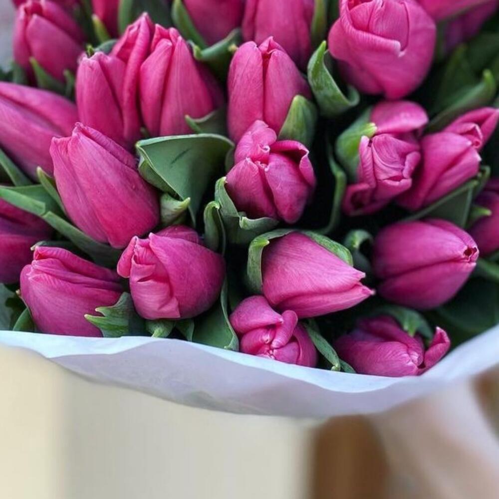 Сиреневые тюльпаны — вид 2