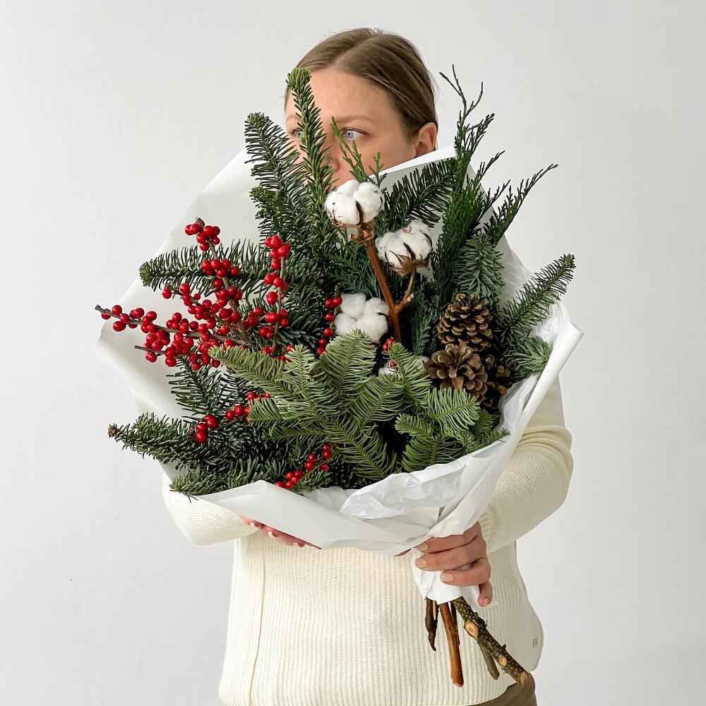 Морозное утро — фото букета, купить в Брянске